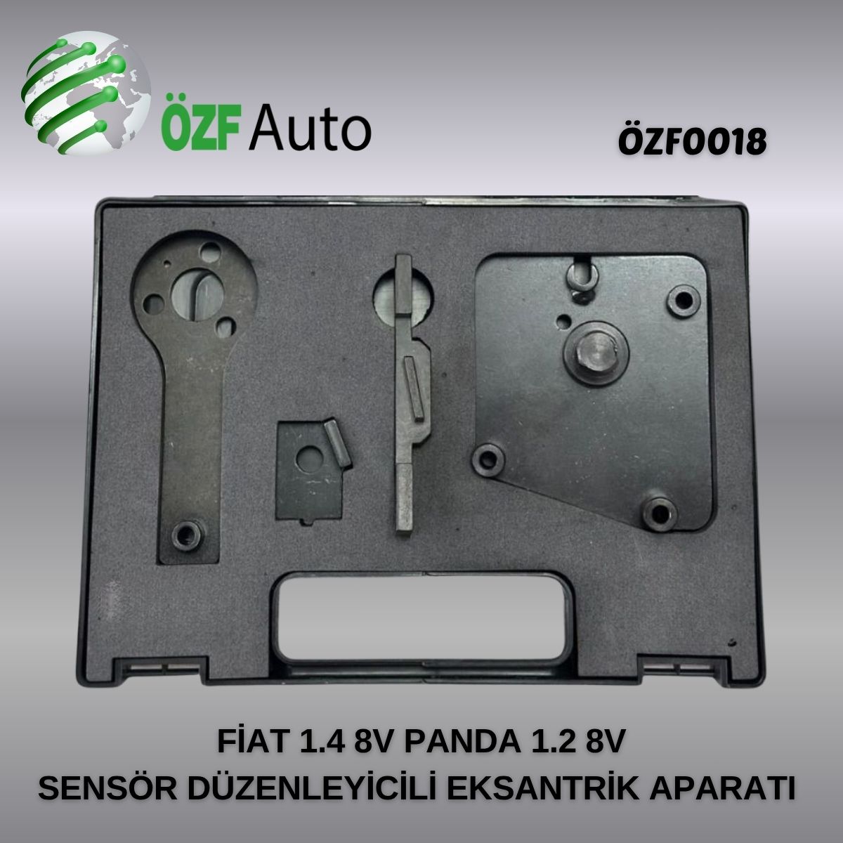 ÖZF0018 EKSANTRİK APARATI FİAT 1.4 8V PANDA 1.2 8V  4 PARÇA SENSÖR DÜZENLEYİCİLİ
