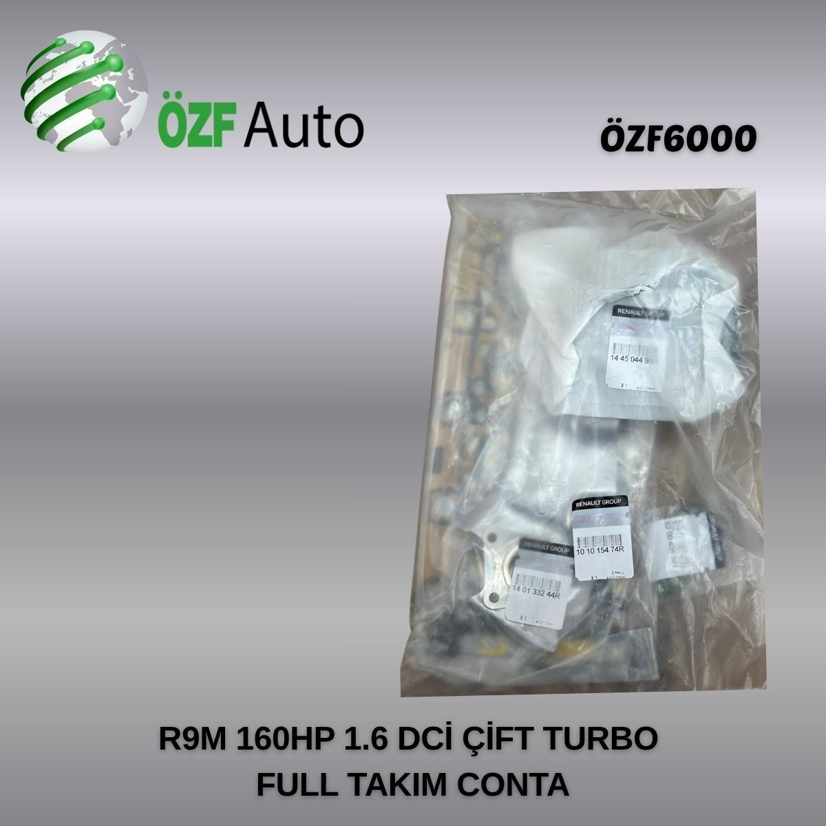 R9M 160HP 1.6 DCİ ÇİFT TURBO FULL TAKIM CONTA