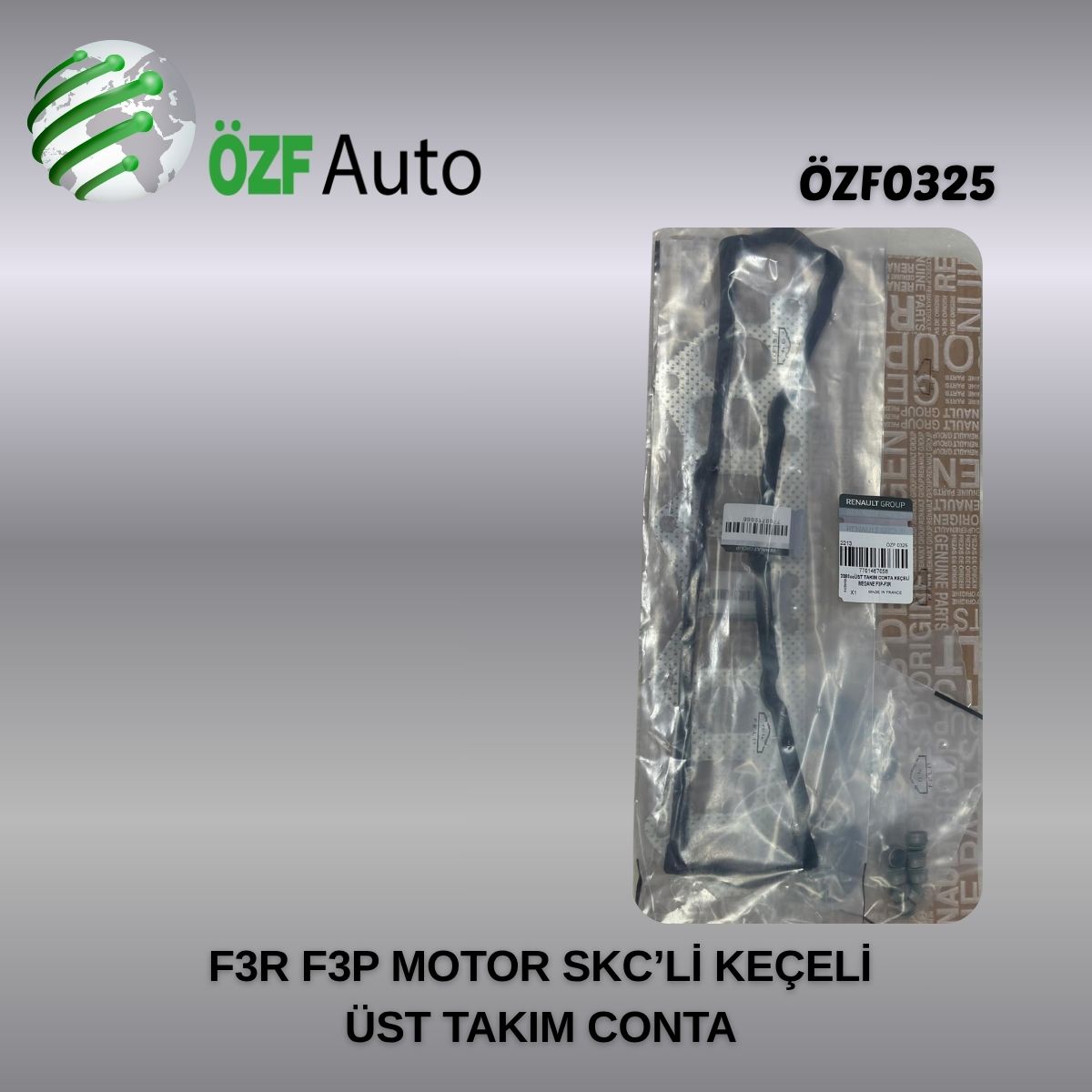ÖZF0325 F3R F3P MOTOR ÜST TK CONTA SKC Lİ KEÇELİ
