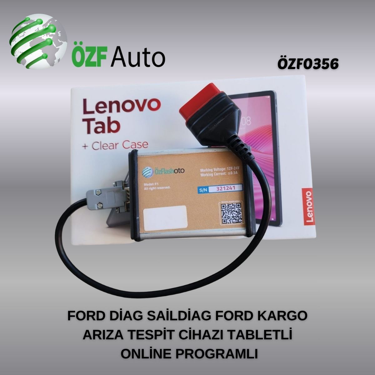 ÖZF0356 FORD DİAG SAİLDİAG FORD KARGO ARIZA CİHAZI TABLETTEN ÇALIŞIR YAZILIM ONLİNE