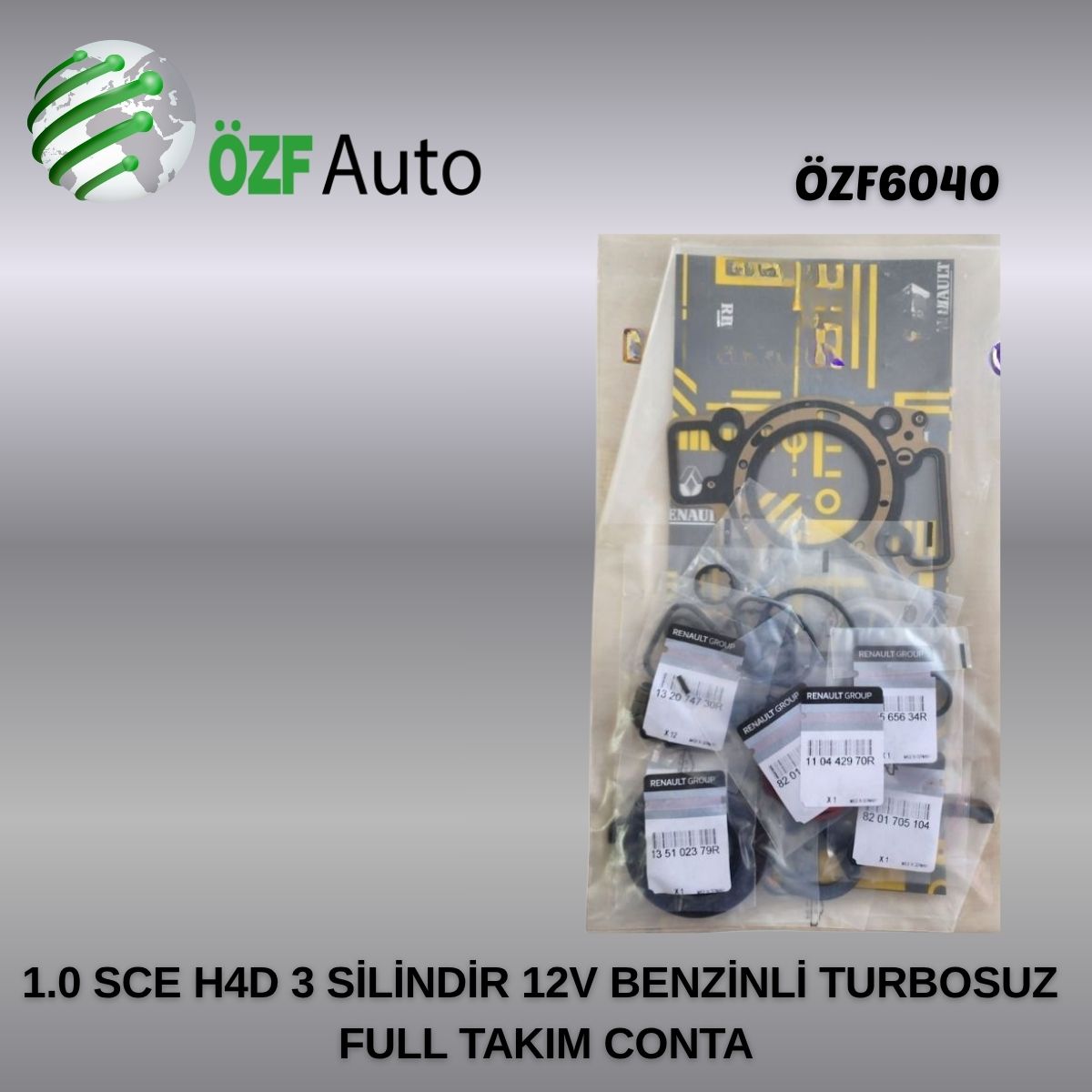 1.0 SCE H4D FULL TK CONTA MOTOR 3 SİLİNDİR 12V BENZİNLİ TURBOSUZ