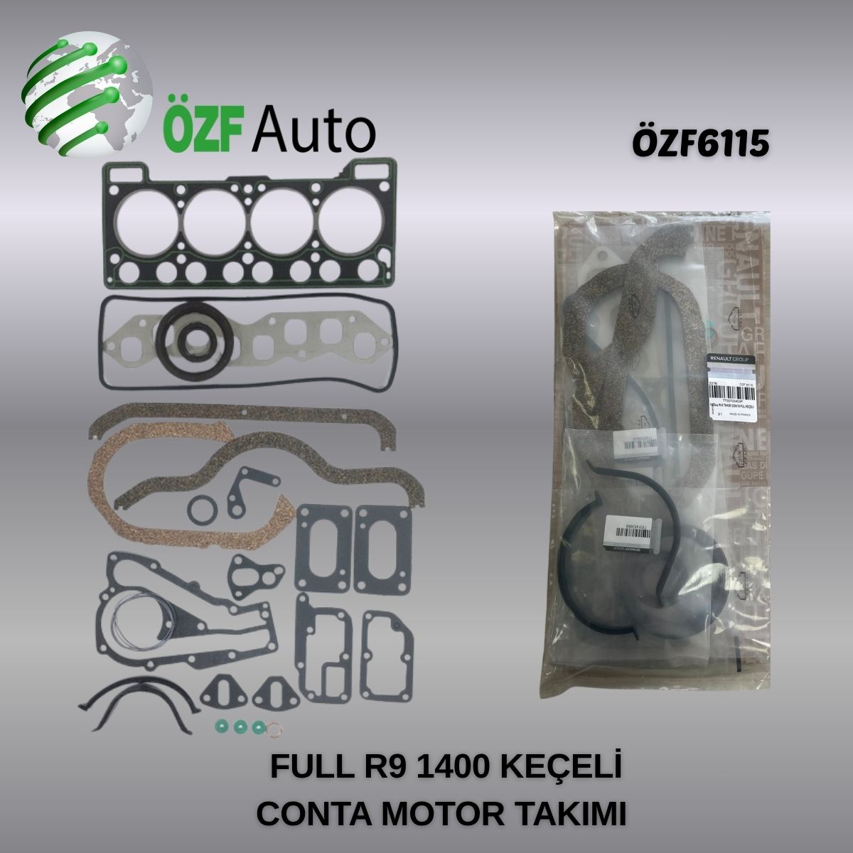 R9 1400 FULL TK KEÇELİ MOTOR CONTA