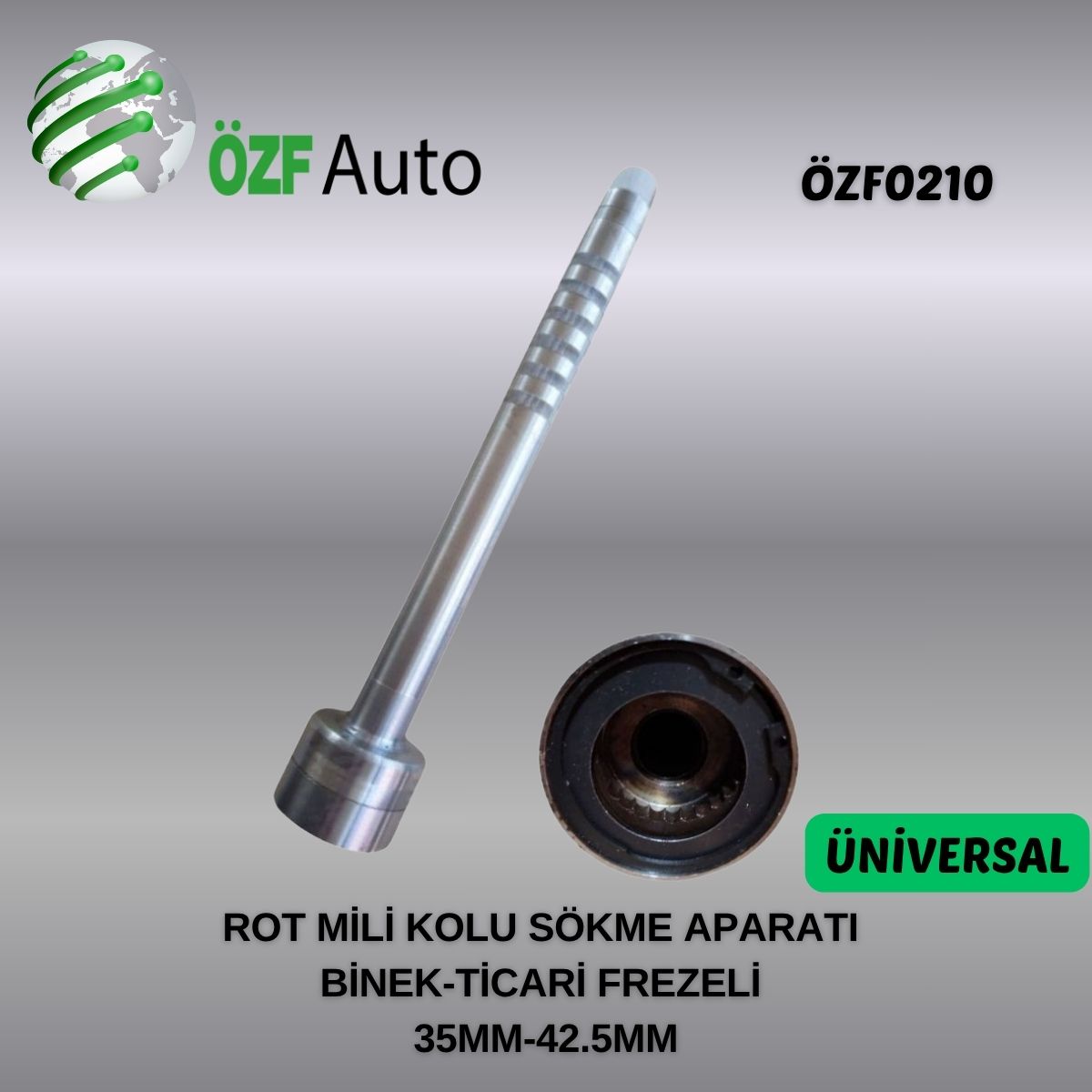 ROT MİLİ KOLU SÖKME APARATI TÜM ARAÇLARA UYUMLU FREZELİ 35MM-42.5MM
