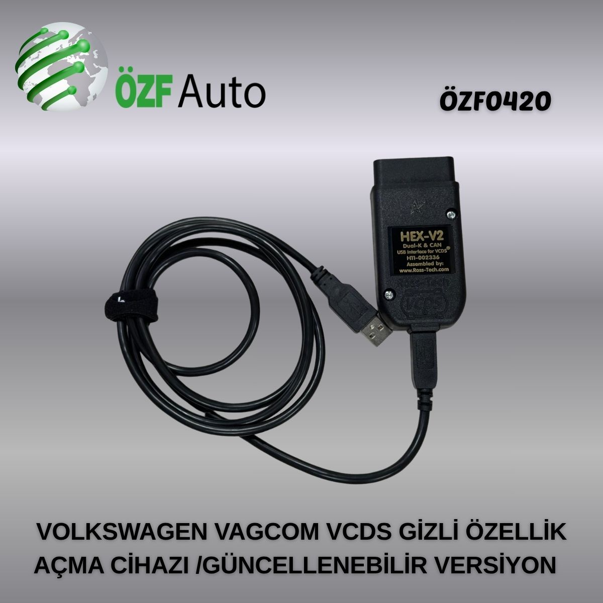 ÖZF0420 OBD VAGCOM GİZLİ ÖZELLİK AÇMA CİHAZI VAG GRUBU