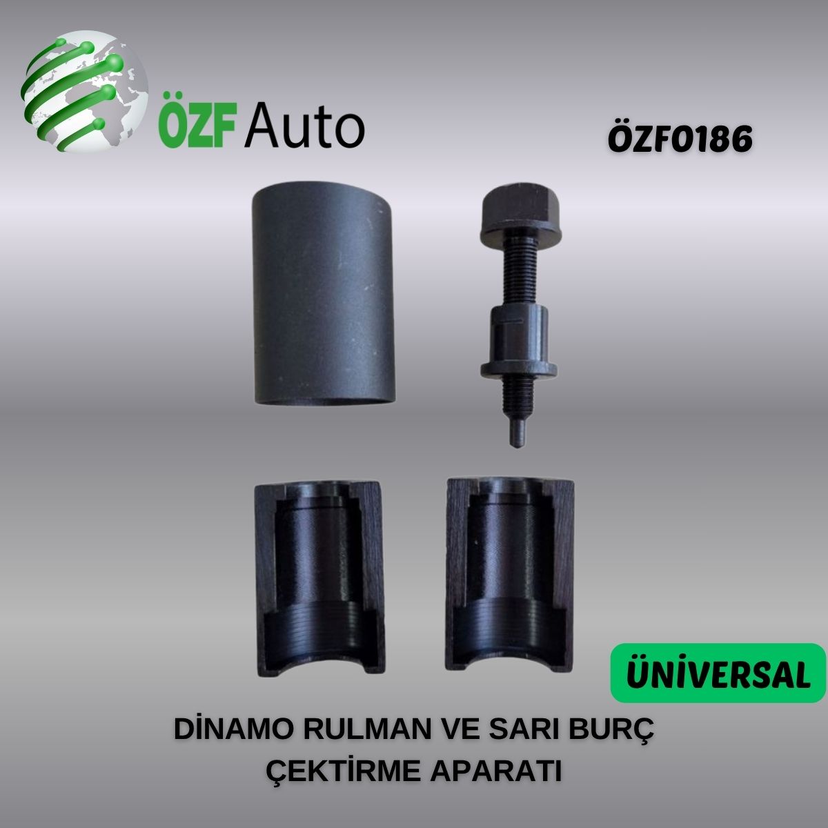 ÖZF0186 APARAT DİNAMO RULMAN VE SARI BURÇ ÇEKTİRME TÜM ARAÇLAR ÜNİVERSAL