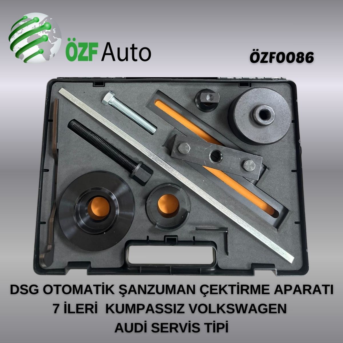 ÖZF0086 APARAT 7 İLERİ DSG OTOMATİK ŞANZUMAN ÇEKTİRME APARATI KUMPASSIZ VOLSVAGEN AUDİ SERVİS TİPİ