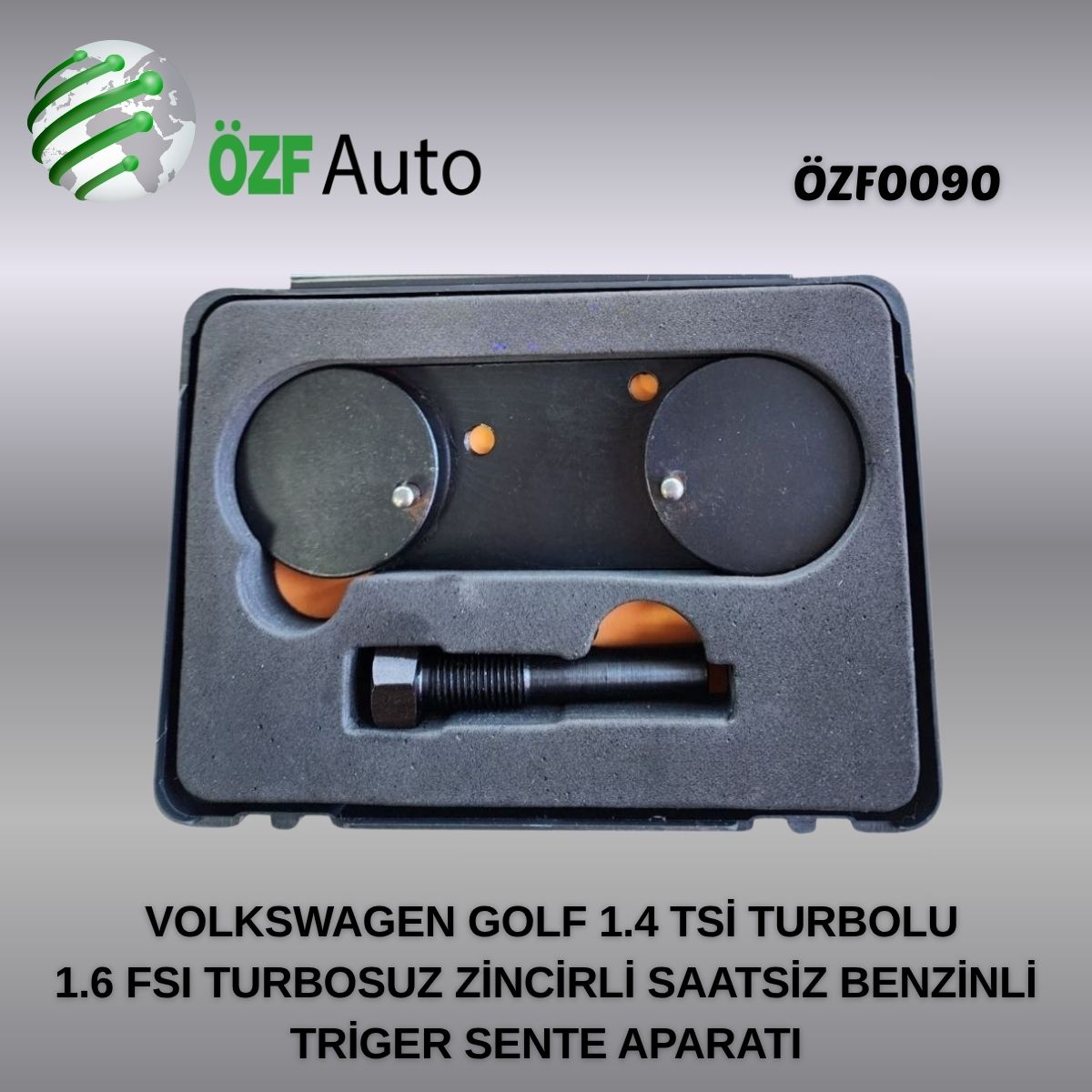 ÖZF0090 APARAT ZİNCİRLİ BENZİNLİ TRİGER SENTE VOLKSVAGEN GOLF FSİ 1.4-TSİ TURBOLU-1.6 FSI TURBOSUZ ZİNCİRLİ SAATSİZ