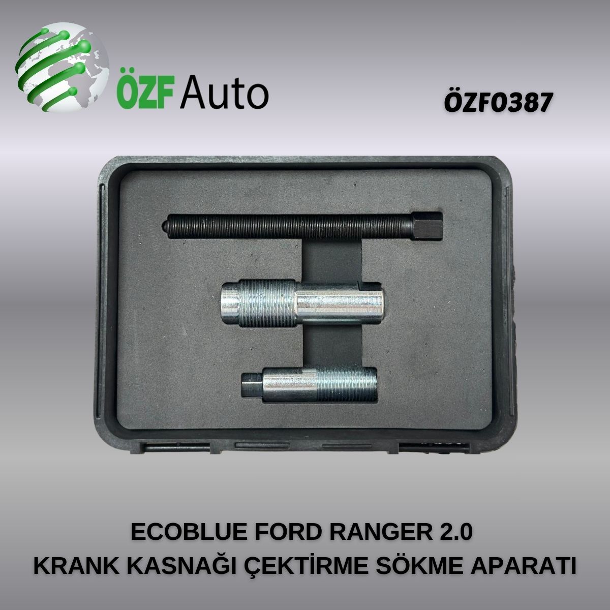 ÖZF0387 ECOBLUE FORD RANGER 2.0 KRANK KASNAĞI ÇEKTİRME SÖKME APARATI