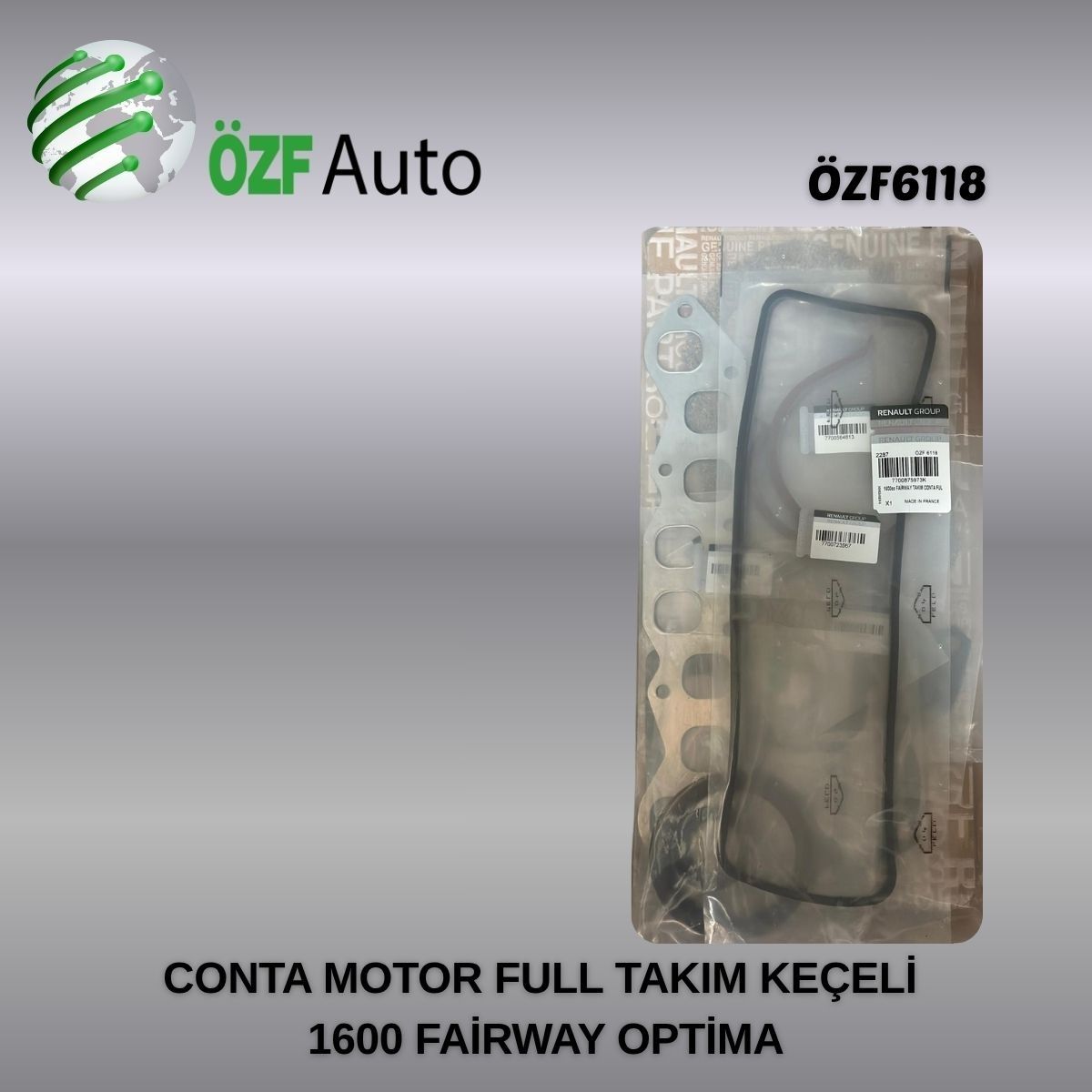 1600 FULL KEÇELİ TK CONTA MOTOR FAİRWAY OPTİMA RAİNBOW