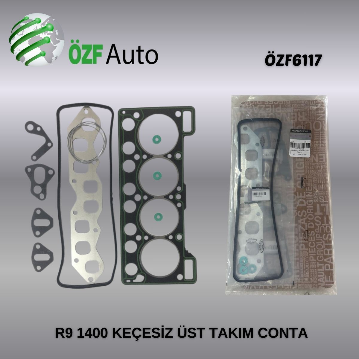 R9 1400 ÜST TK KEÇESİZ CONTA MOTOR