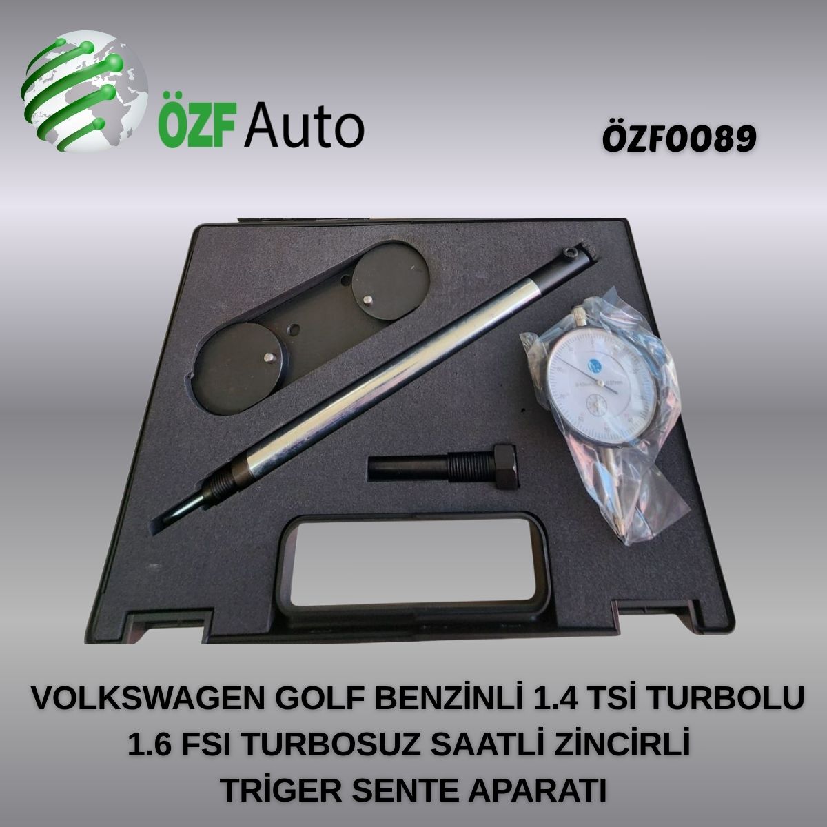 ÖZF0089 APARAT ZİNCİRLİ TRİGER SENTE VOLSVAGEN GOLF BENZİNLİ ZİNCİRLİ 1.4 TSİ TURBOLU 1.6 FSI  TURBOSUZ SAATLİ