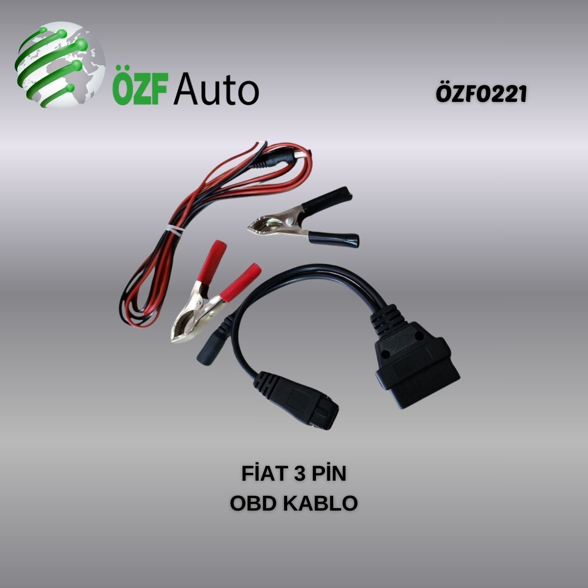 ÖZF0221 OBD KABLO 3 PİN FİAT