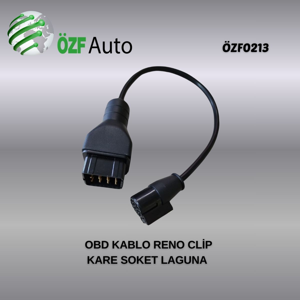ÖZF0213 CİHAZ OBD KABLO 12PİN RENAULT LAGUNA KARE OLAN CLİP CİHAZI İÇİN GEÇERLİ