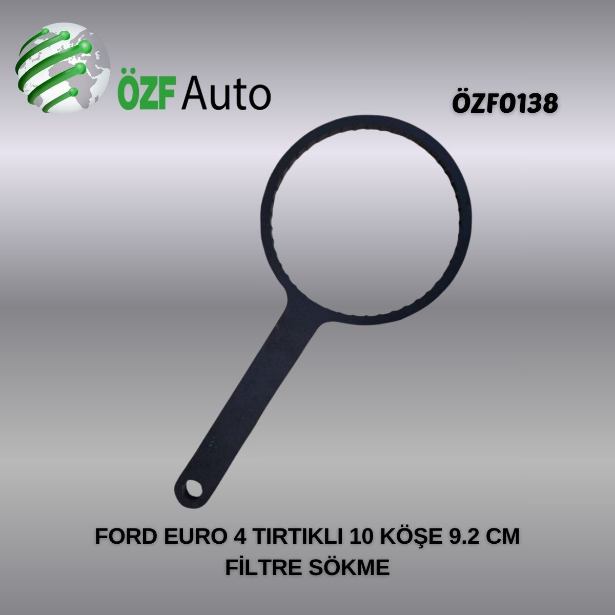 ÖZF0138 YAĞ FİLTRE SÖKME APARATI TIRTIKLI  FORD CONNECT 10 KÖŞE 9.2CM
