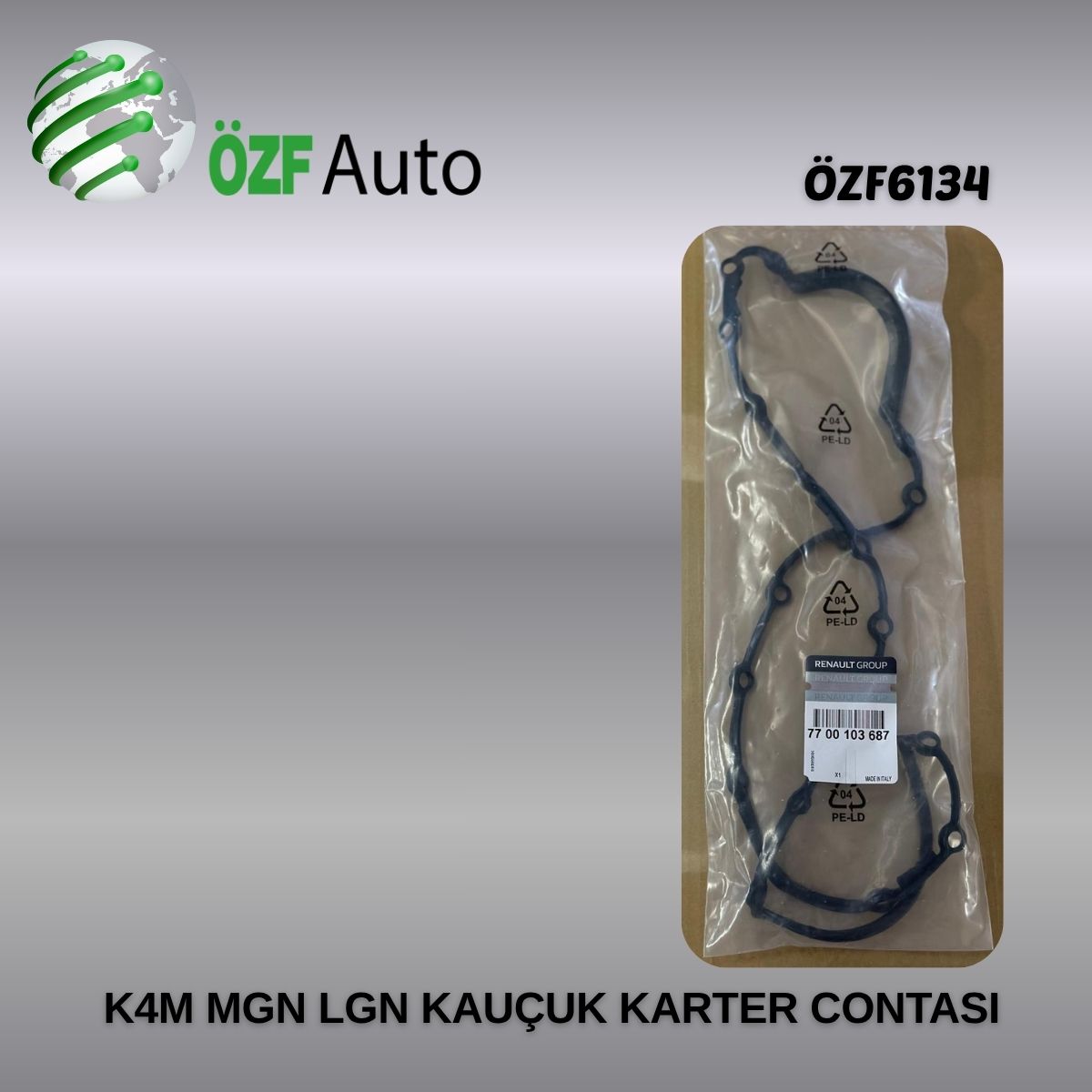 ÖZF6134 K4M MGN LGN KAUÇUK KARTER CONTASI