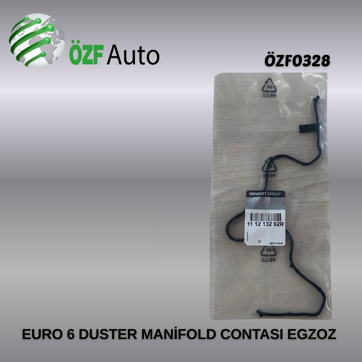 ÖZF0328 EURO 6 DUSTER MANİFOLD CONTASI EGZOZ