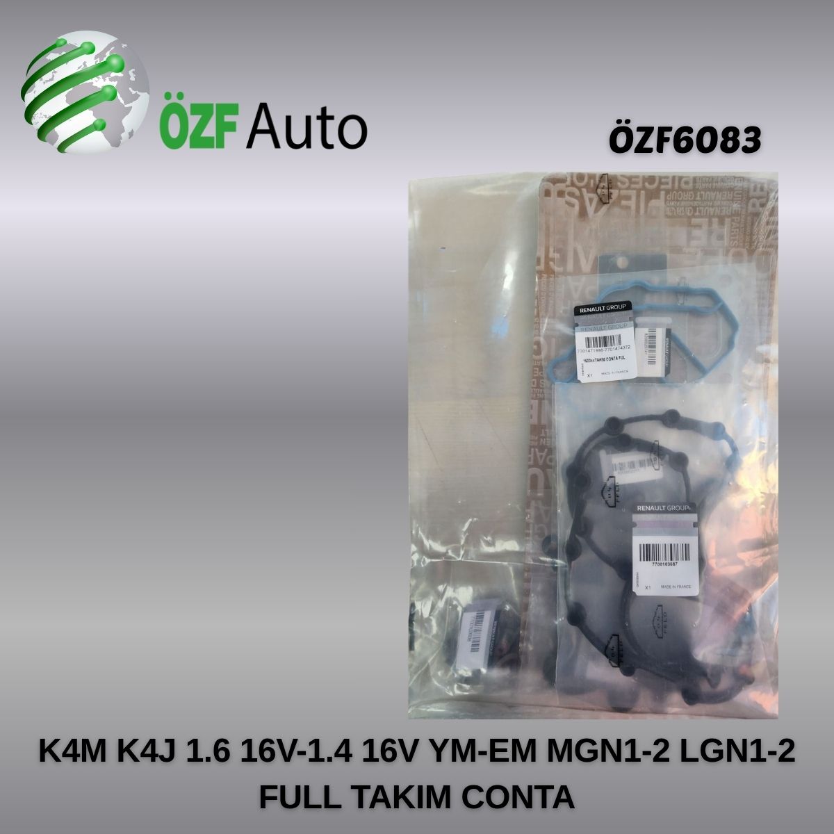 K4M K4J FULL TK CONTA MOTOR 1.6 16V-1.4 16V YM-EM MGN1-2 LGN1-2