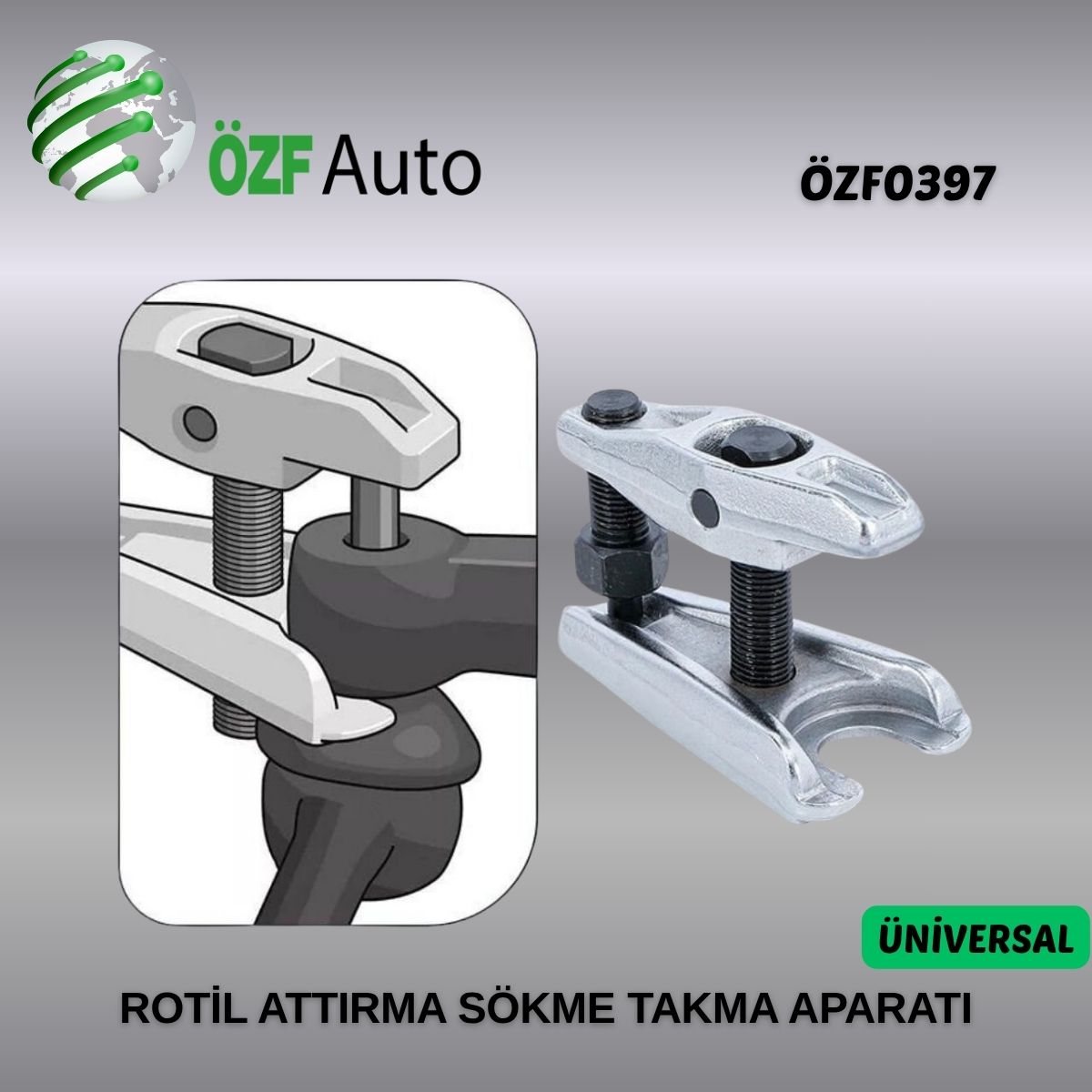 ÖZF0397 ROTİL ATTIRMA SÖKME TAKMA APARATI ÜNÜVERSAL