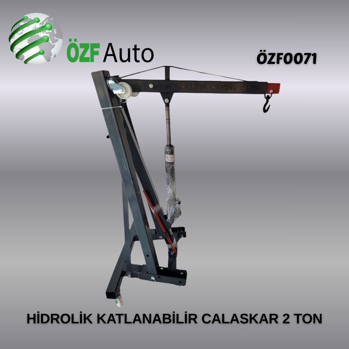 ÖZF0071 HİDROLİK KATLANABİLİR CALASKAR (2 TON)
