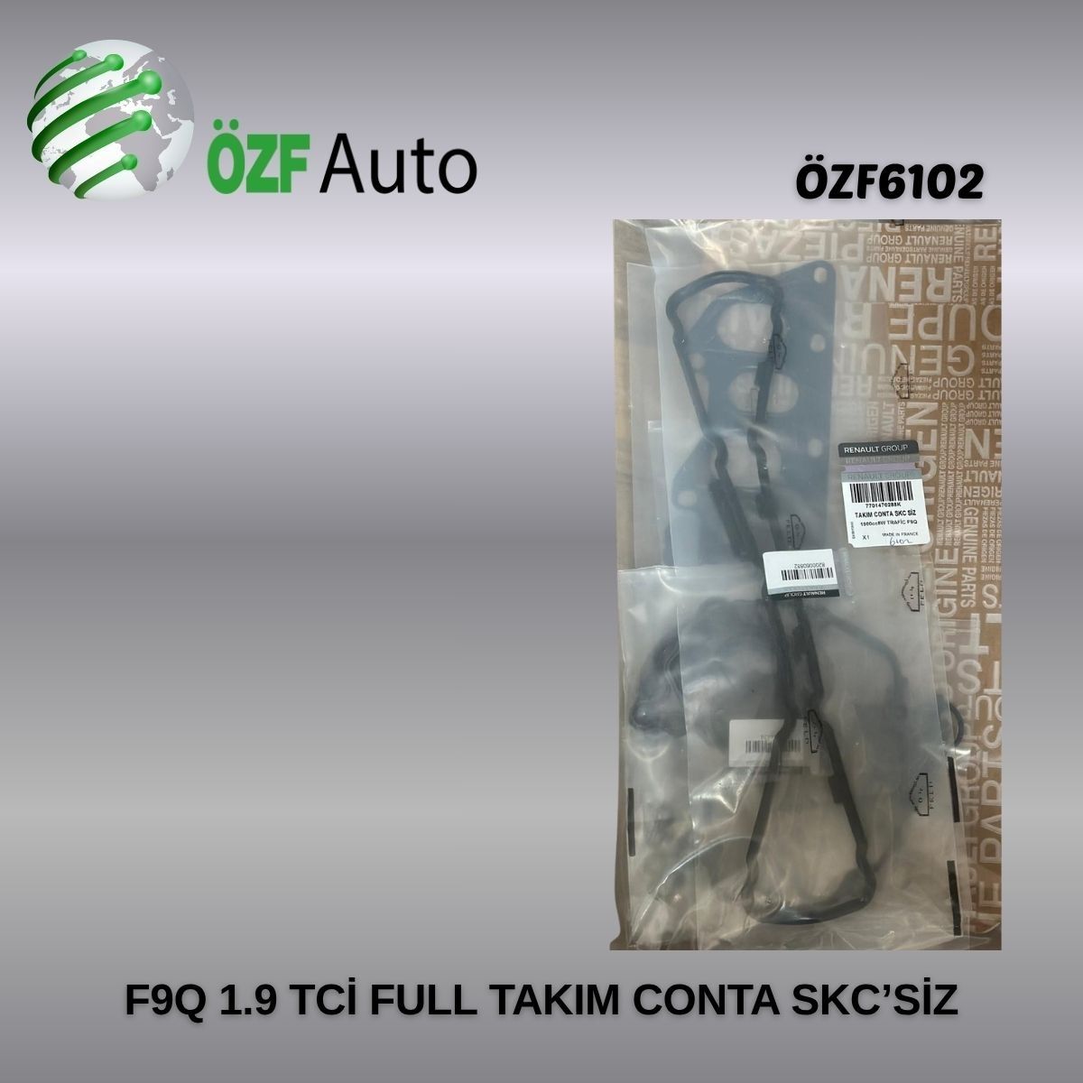 F9Q 1.9 TCİ SKC SİZ FULL TAKIM CONTA