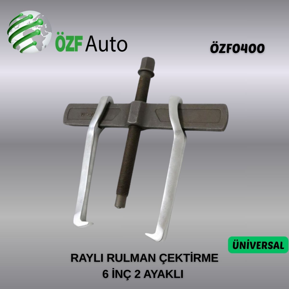 ÖZF0400 6 İNÇ  2 AYAKLI RAYLI RULMAN ÇEKTİRME