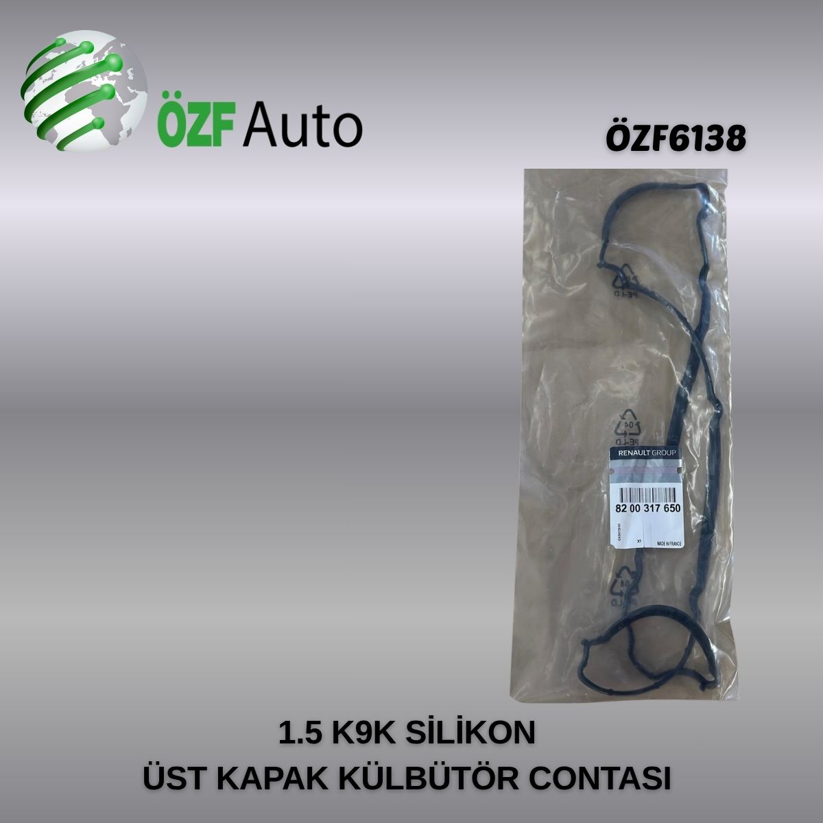 ÖZF6138 1.5 K9K SİLİKON ÜST KAPAK KÜLBÜTÖR CONTASI