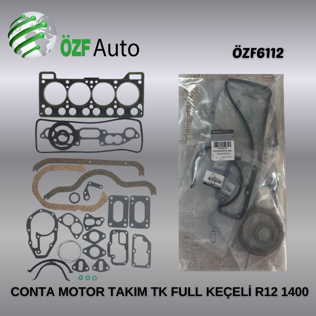 R12 1400 FULL TK KEÇELİ CONTA MOTOR