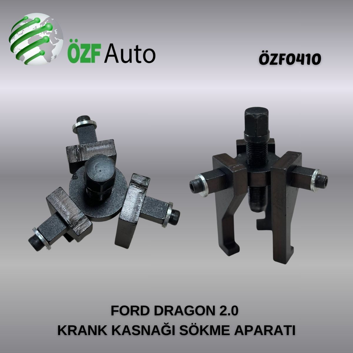 ÖZF0410 FORD 1.5 DRAGON KRANK KASNAK SÖKME ÇEKTİRME APARATI