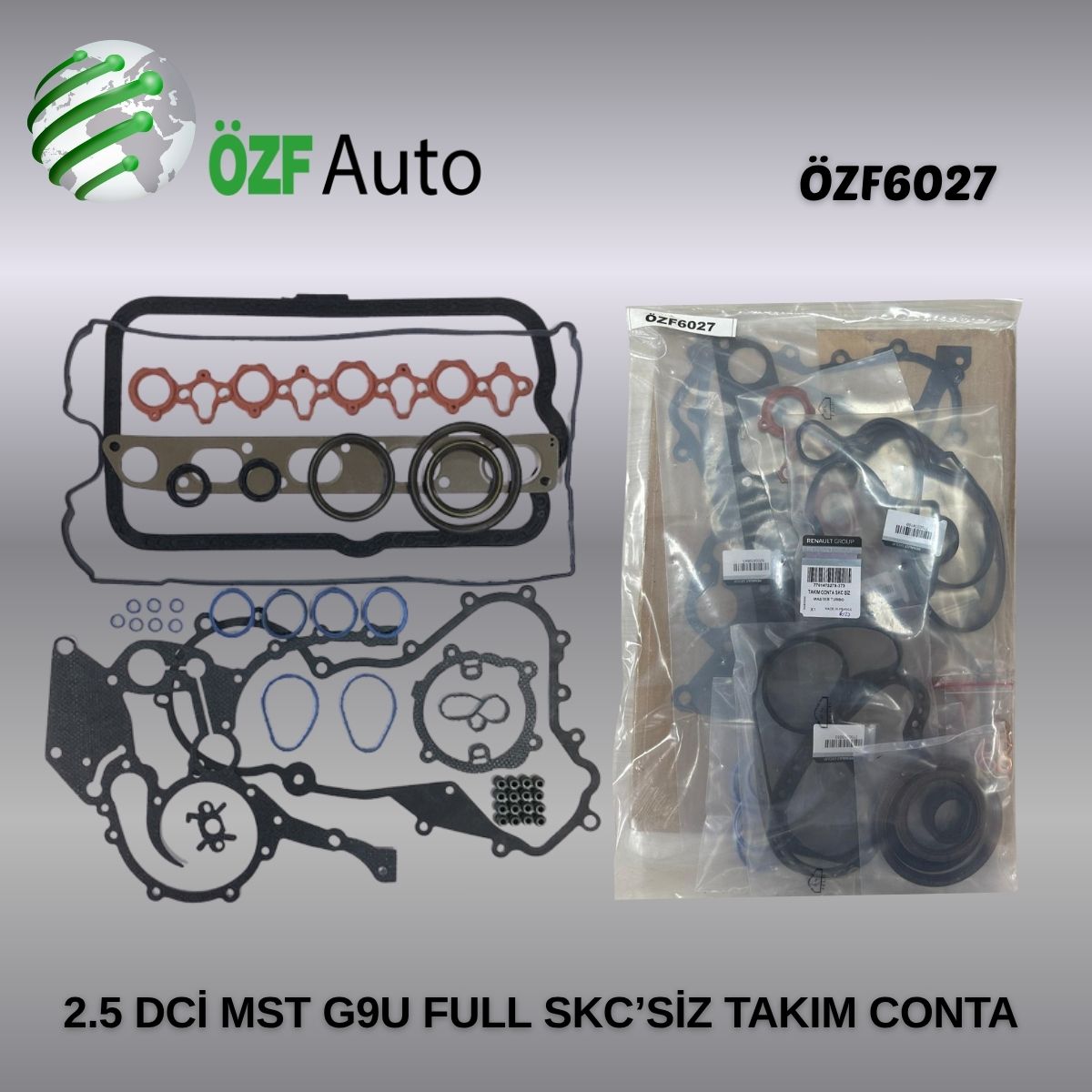 2.5 DCİ MST G9U SKC SİZ FULL TAKIM CONTA