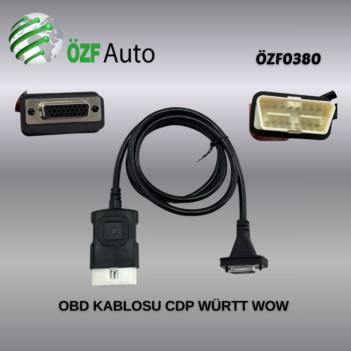 ÖZF0380 OBD KABLOSU CDP WÜRTT WOW