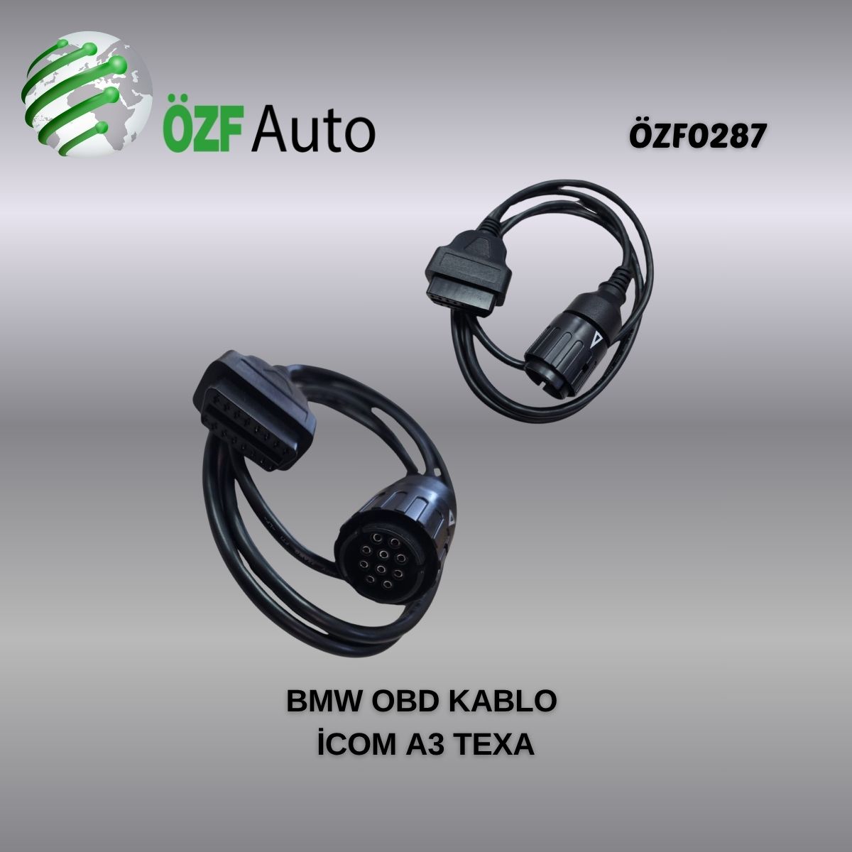 ÖZF0287 OBD KABLOSU BMW İCOM A3 TEXA 10 PİN MOTORSİKLET ARIZA TESPİT CİHAZI