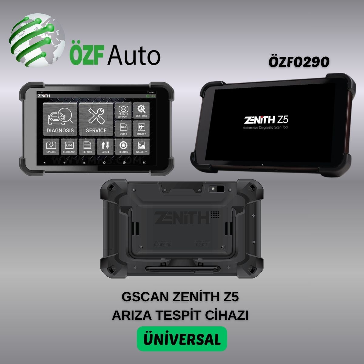 ÖZF0290 GSCAN ZENİTH Z5 ARIZA TESPİT CİHAZI ÜNÜVERSAL
