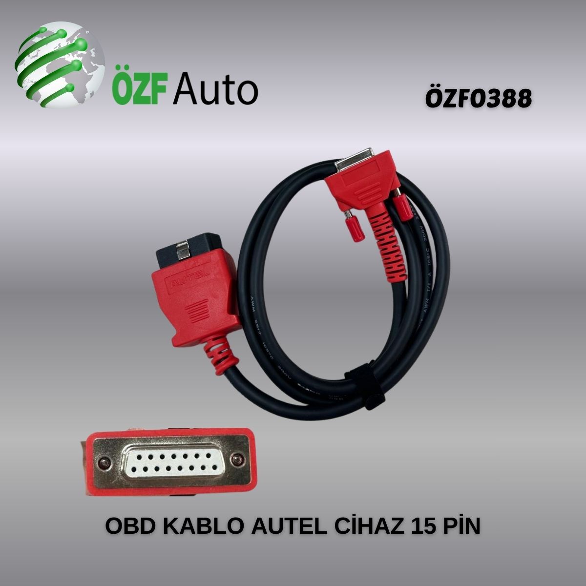 ÖZF0388 OBD KABLO AUTEL CİHAZ 15 PİN