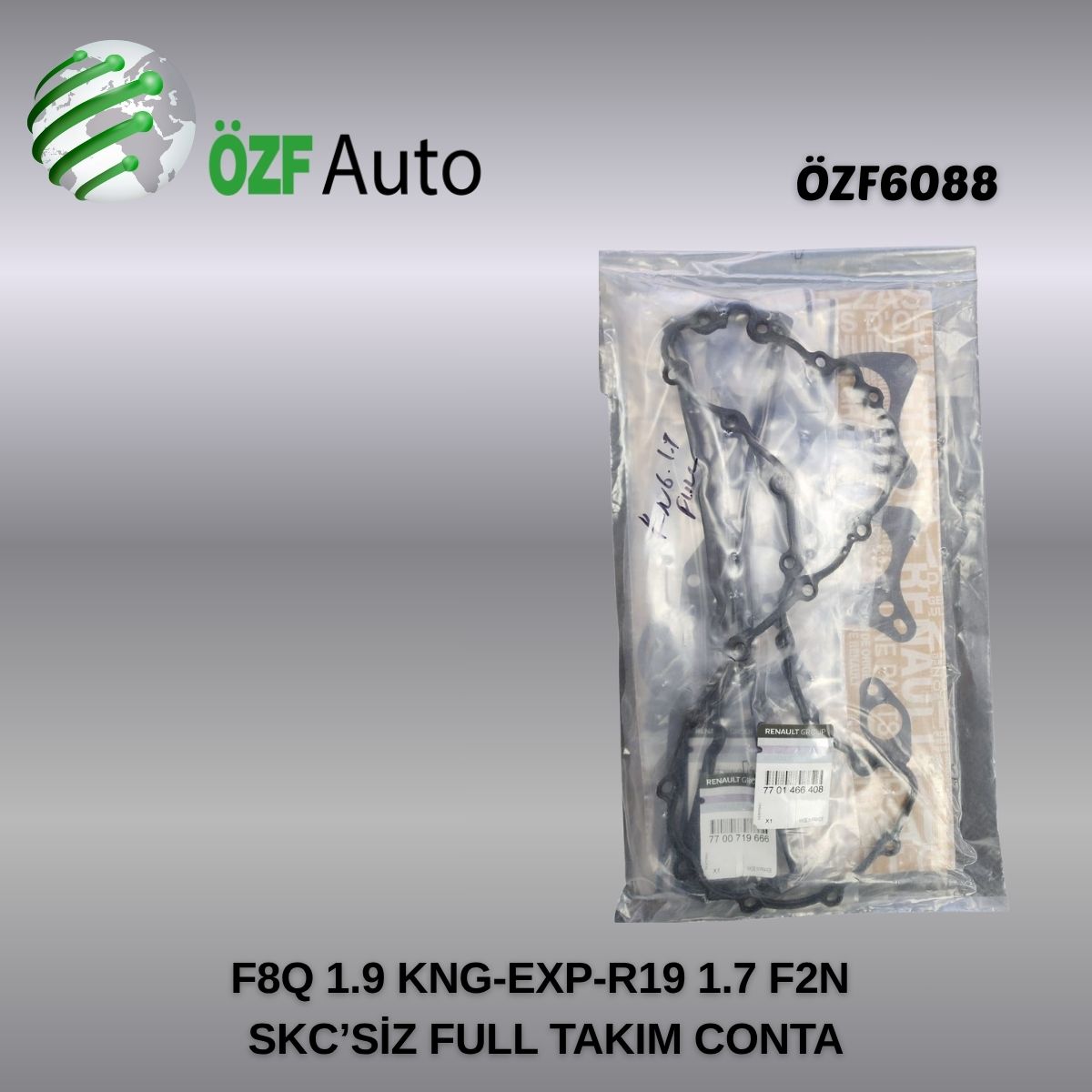 F8Q 1.9 SKC SİZ KNG-EXP-R19 1.7 F2N FULL TAKIM CONTA