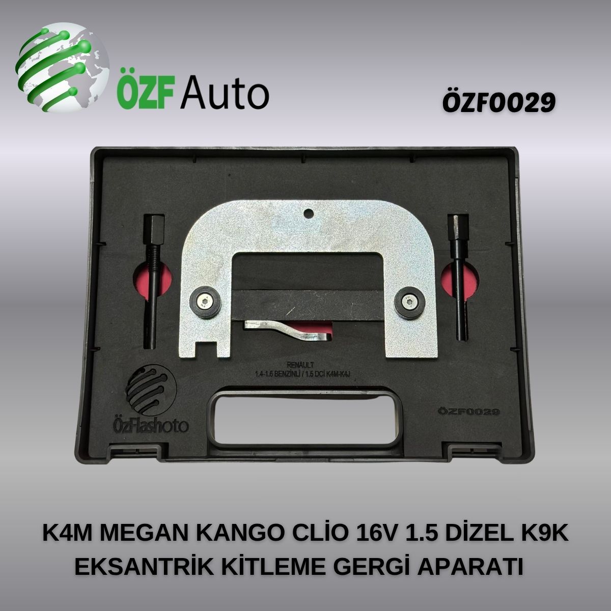ÖZF0029 EKSANTRİK GERGİ APARATI K4M MEGANE KANGO CLİO 16V 1.5 DİZEL KİLİTLEME K9K