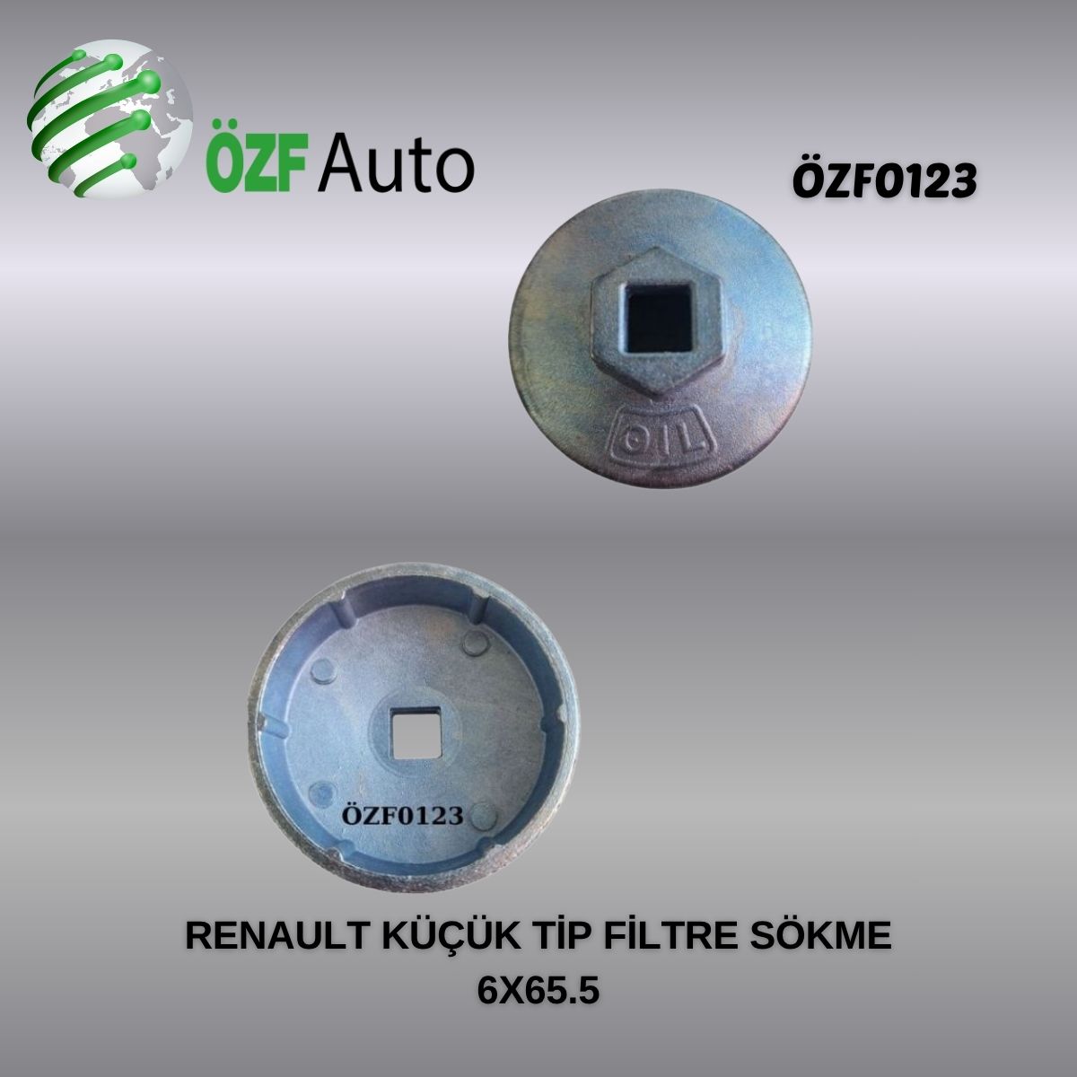 ÖZF0123 FİLTRE SÖKME APARATI RENO RENAULT KÜÇÜK DÖKÜM 6 KÖŞE 65.5 MM