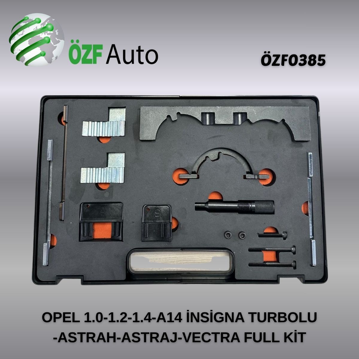 ÖZF0385 OPEL 1.0-1.2-1.4-A14 İNSİGNA TURBOLU-ASTRAH-ASTRAJ-VECTRA FULL KİT