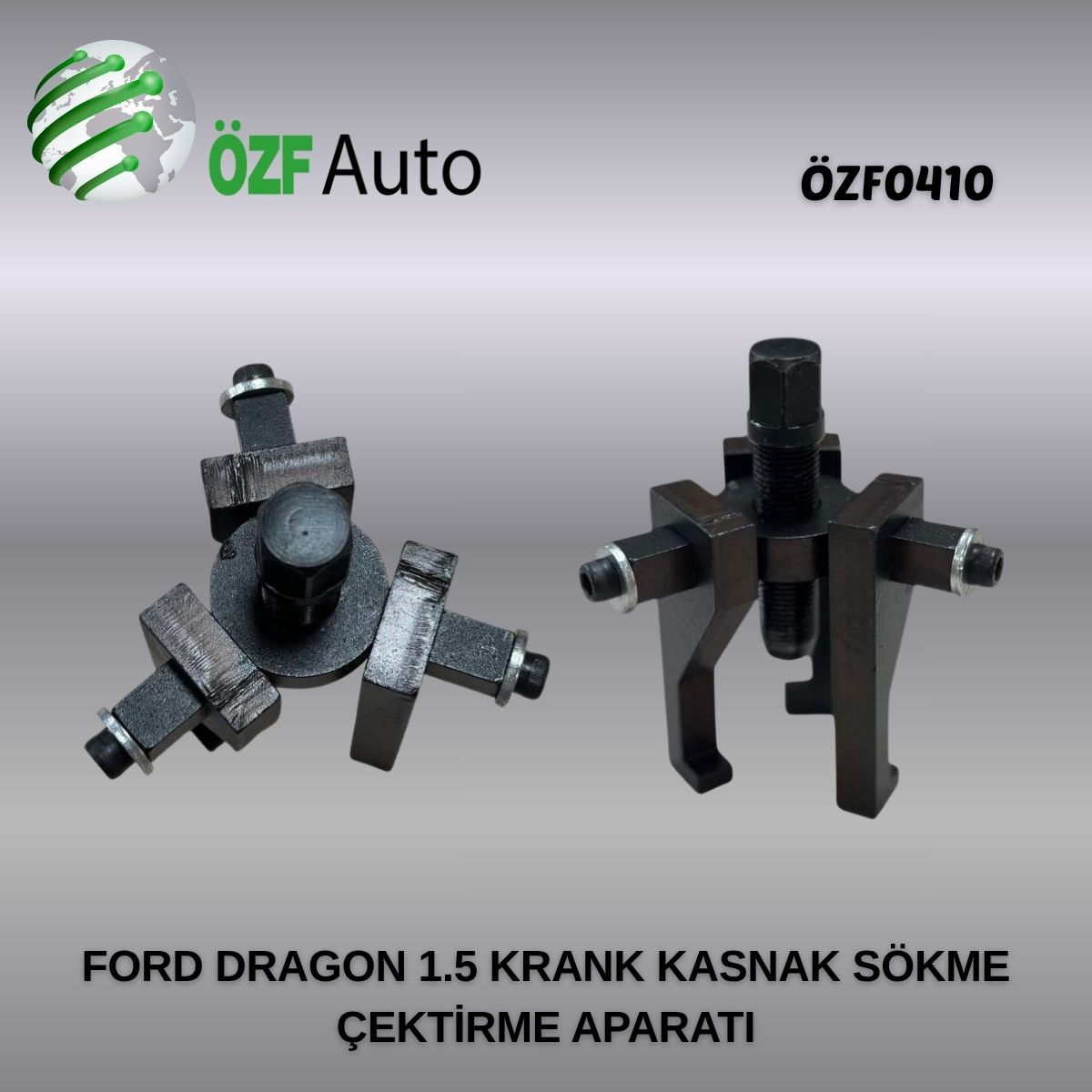 ÖZF0410 FORD 1.5 DRAGON KRANK KASNAK SÖKME ÇEKTİRME APARATI