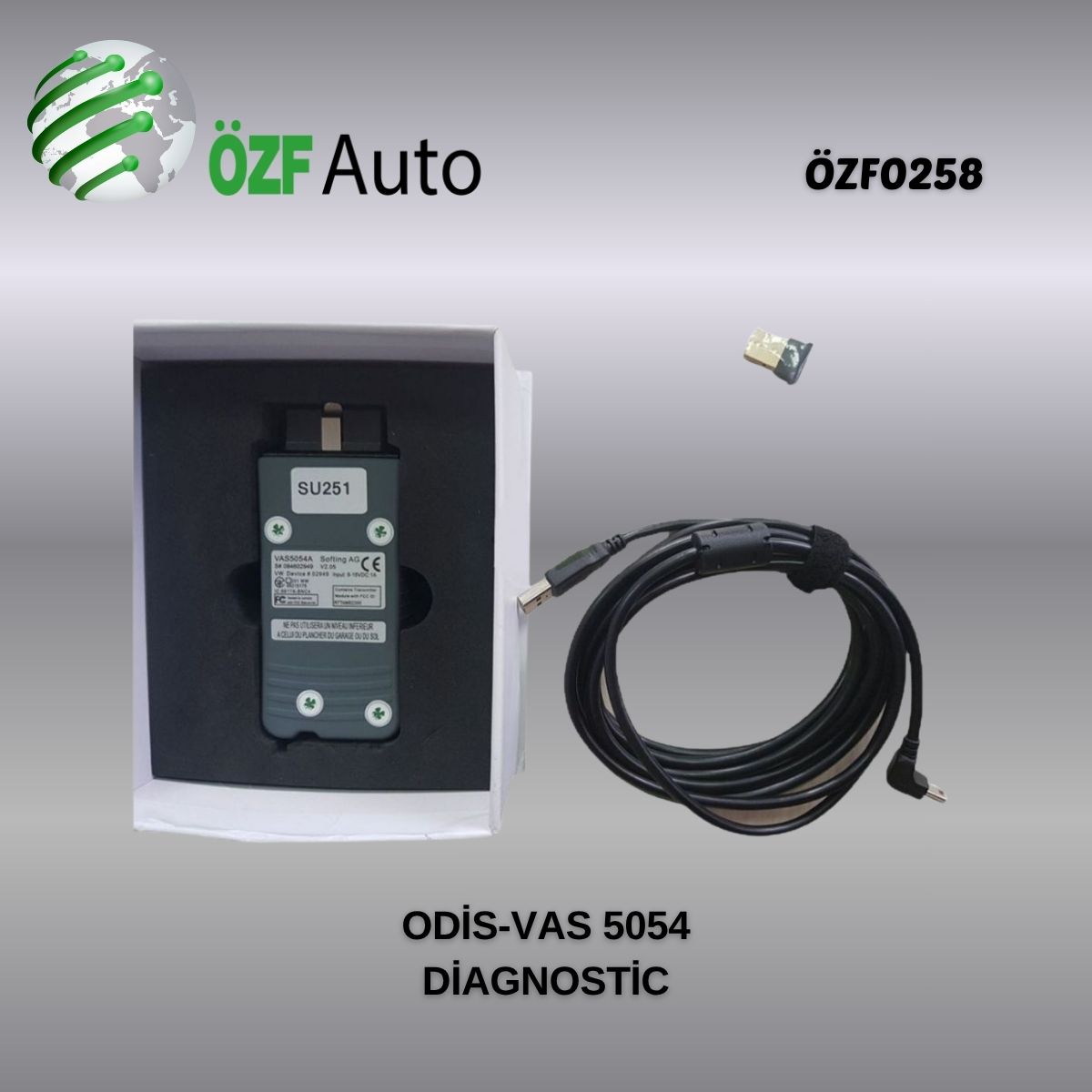 ÖZF0258 ARIZA TESPİT CİHAZI VAS 5054 VOLKSVAGEN OKİ ÇİPLİ