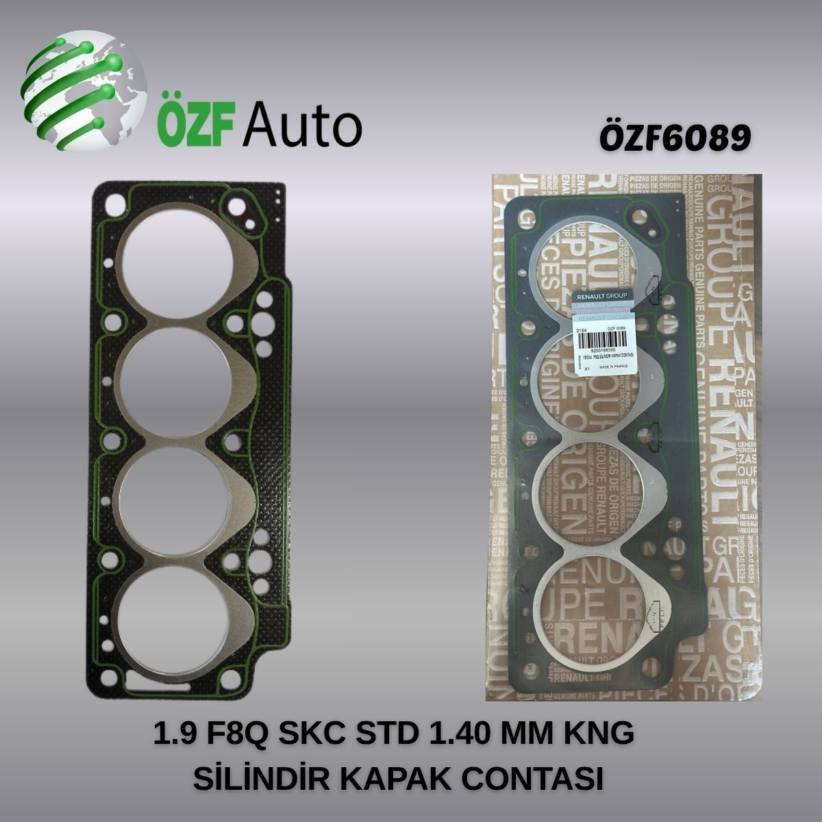 1.9 F8Q SKC STD 1.40MM KNG SİLİNDİR KAPAK CONTASI