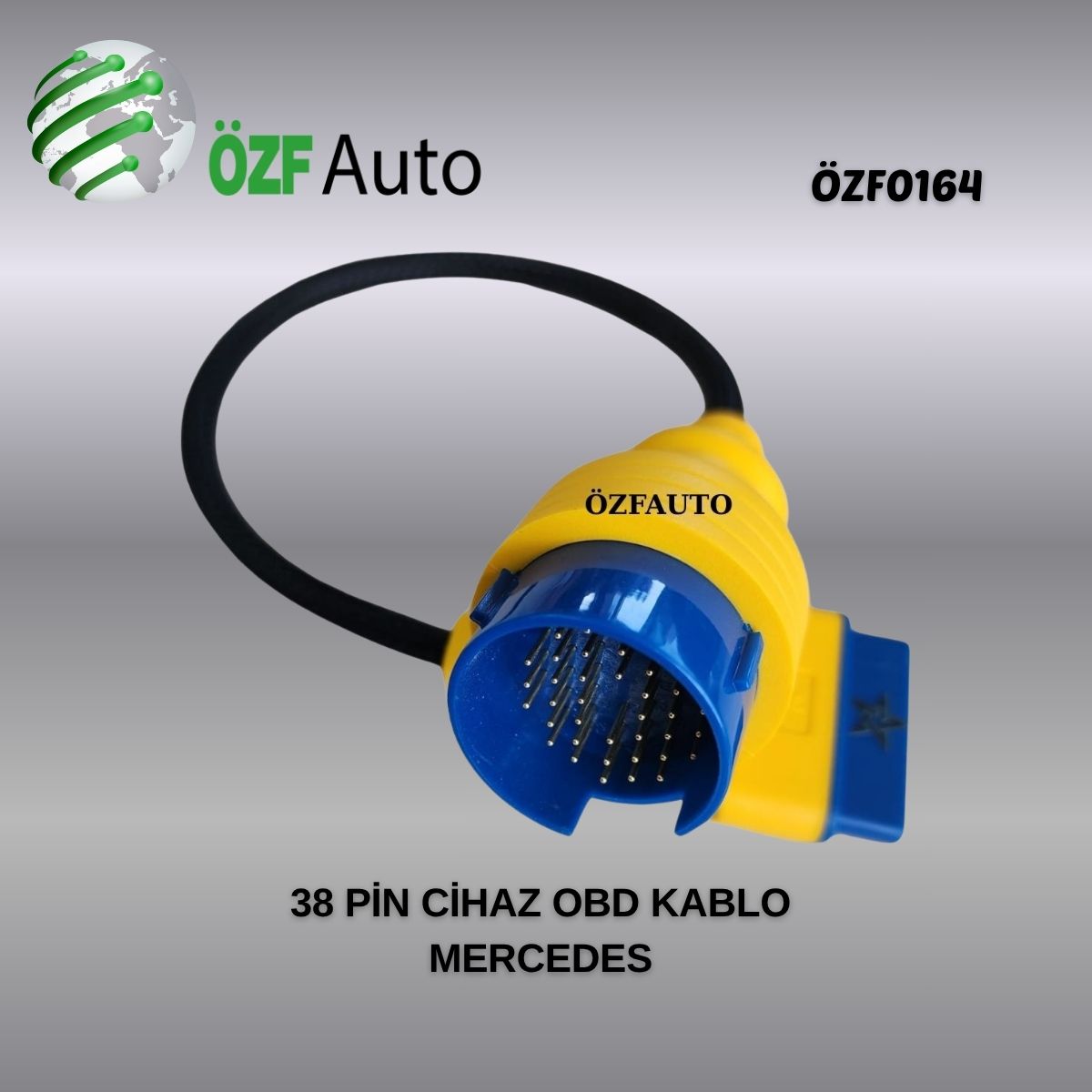 ÖZF0164 38 PİN CİHAZ OBD KABLO MERCEDES