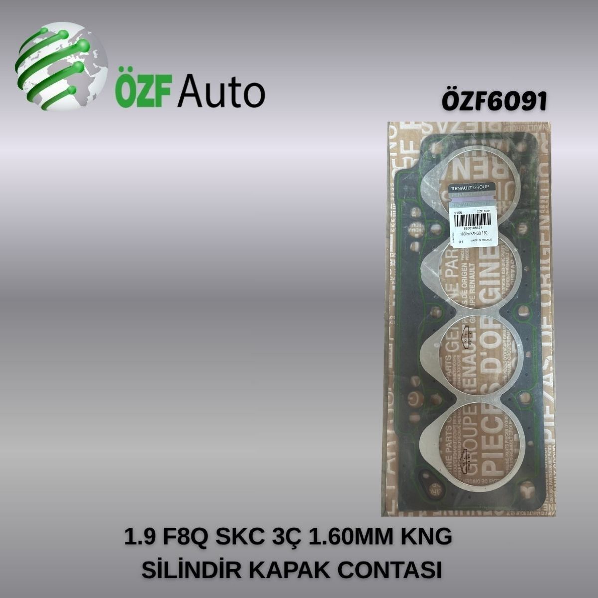 1.9 F8Q SKC 3Ç 1.60MM KNG SİLİNDİR KAPAK CONTASI