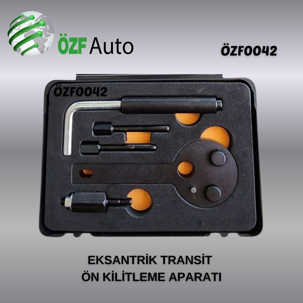 ÖZF0042 EKSANTRİK ÖN KRANK KİLİTLEME APARATI FORD TRANSİT EURO5